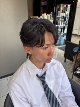 アイズ 海老名(AIZU) フェザーパーマ  毛流れパーマ  海老名パーマ  メンズ  眉毛