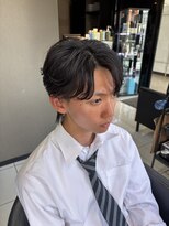 アイズ 海老名(AIZU) フェザーパーマ 毛流れパーマ 海老名パーマ メンズ 眉毛