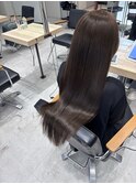 オリーブブラウン/質感再整トリートメント