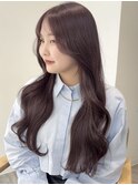 ラベンダーグレージュレイヤーイメチェン10代20代30代