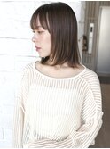 ショート＆ボブ専門サロン【BIRTH】ワンカールミディアムボブ　4