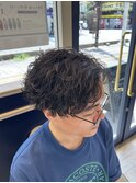 波巻きパーマ/メンズ/無造作スタイル/南越谷