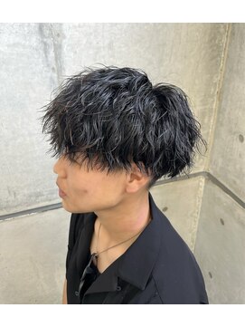 オーシャントーキョー(OCEAN TOKYO) 波巻きパーマメンズツイストスパイラルパーマツーブロック