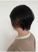 ショートボブ/インナーカラー