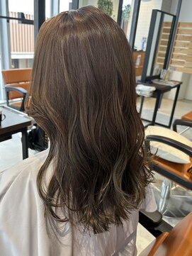 フリック 堺東店(FLICK) グレージュ/ミディアムレイヤー/堺東