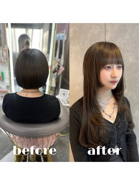 ガルボヘアー 名古屋栄店(garbo hair) なじみ重視×自然仕上げエクステ