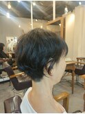 ニュアンスパーマ　ショート
