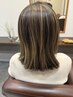 【カット+メッシュカラー】ミディアムヘア専用