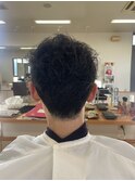メンズ、癖毛パーマ