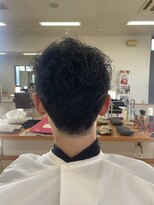 こころ&nbsp;メンズ、癖毛パーマ