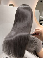 レヴァ(LEVA) 茨木ケアブリーチ×暗めグレージュ