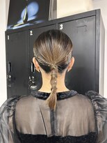 ククル ヘアー(cucule Hair)&nbsp;京都・西院 cuculehair　タイトポニーアレンジ
