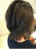 大人可愛いミディアムレイヤー