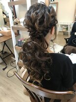 ロカット サロン(Roquat Salon) ローポニー結婚式ヘアアレンジ【ヘアアレンジ 立川/立川南】