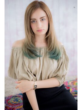 ミック ヘアアンドメイク アップ 駒込店(miq Hair&Make up) 個性的でカワイイ☆★攻め系グラデーションカラー