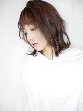 シュシュ(shushu) 大人の前髪外ハネボブ　【有海一生】 髪質改善 カット