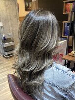 ロダット 横浜(LODAT by little)&nbsp;バレイヤージュ×グレージュ【LODAT横浜】