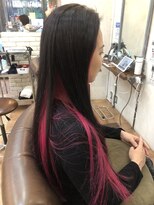 ビランチェ 池袋(bilancia)&nbsp;インナーカラー/ピンク/イヤリングカラー/冬色/池袋東口/池袋