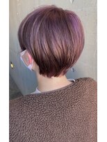 オーク ガーデン 中目黒(OAK garden)&nbsp;パープルベージュ×すっきりショート♪【OAK中目黒】