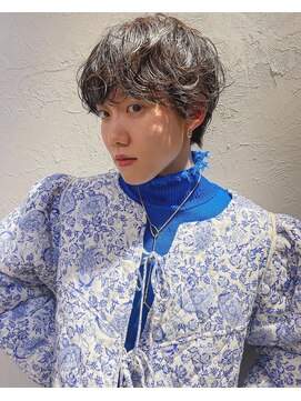 ハル ヘアスタジオ(haRu hair studio) ベリーショート×パーマ×ダークトーン