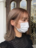 ２丁目３番地美容室&nbsp;ベージュブラウン