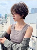 絶壁解消/ひし形/前下がり/大人ショートボブ/30代/40代★猪狩★
