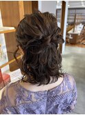結婚式ヘアセット