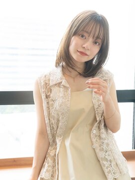 エースハバナ 渋谷(1 HAVANA) 小顔ヘア/くびれボブ/大人可愛い/20代30代/シースルーバング