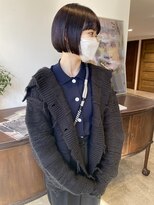 ヘアーアイストゥーレ(HAIR ICI TRE)&nbsp;ミニボブ/ぷつっとボブ／担当　渡邉　桜桃