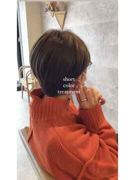 キャリフヘアストア(CALIF hair store) short　color treatment