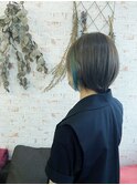 ショートブルーアクセント☆