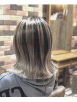 ホワイト 伊勢崎(WHITE) 悩み解決！白髪ぼかし☆外国人風バレイヤージュ☆