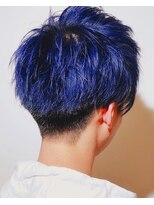 ヘアリゾートエーアイ 新宿西口店(hair resort Ai) ネイビーブルー【新宿 カラー】