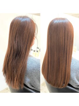 イレス 札幌駅前(IRESU) ドレスヘア/アッシュベージュ/縮毛矯正・ストレー ト