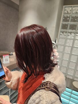 プアメリア 名古屋(Puamelia) ミディアム 前髪カット オージュア 前髪カット学割U24 251