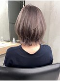【GEEKS渋谷】くびれボブ/アッシュグレージュ/春夏カラー/透明感