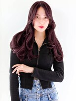 ヘアサロン ガリカ 表参道(hair salon Gallica)&nbsp;地毛風カラー/艶感ラベンダー/ブリーチなしダブルカラー