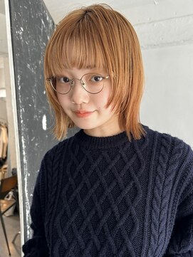 ローネス(LONESS) ぷつっとボブ　切りっぱなしボブ　外ハネボブ　顔まわりレイヤー