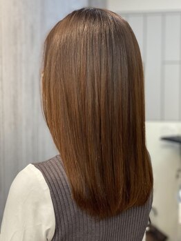 グレイス(GRACE)の写真/ダメージや髪の癖が気になる方にオススメ♪『髪質改善シルク縮毛矯正』シルクのような柔らかを手に入れて！