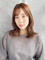 ローブ(L'Aube)&nbsp;透け感バング×くびれカールの韓国エギョモリ