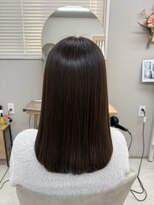 クリーム 町田(Cream)&nbsp;髪質うるツヤ　硬くならない縮毛矯正で地毛風ストレート