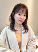 ミディアムレイヤー×柔らかベージュ