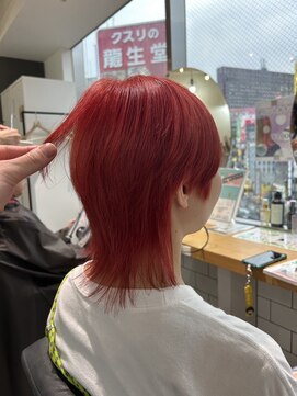 ミエル ヘア 新宿(miel hair) ブラッドオレンジ☆ブリーチカラー【新宿】