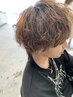 「メンズ限定」カット+カラー+眉カット+クイックスパ ￥12500→9900