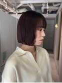 切りっぱなしボブ