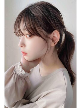 ラナ 新宿(lana) 顔周り/ミディアム/似合わせ/サイドバング/【lana hair新宿】