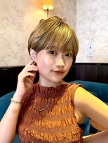 ロンド 銀座(Lond)&nbsp;●杉浦くびれヘア/アプリコットオレンジ/ショート/韓国