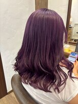 アミリー ひたち野うしく店(Amily)&nbsp;ハイライトバレイヤージュダブルカラーケアブリーチ20代30代