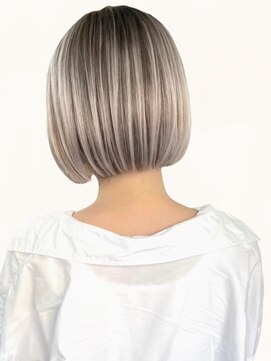 ネイロ バイ ジルブラン 葛西(NeiRo by JIL BLAN) 葛西ハイライト白髪ぼかしショートボブ小顔カットレイヤーカット