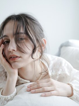 エシェル 平塚店(echelle) シフォンバング/フェイスレイヤーアップ/ダークブラウン/平塚